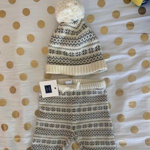 *Brand NEW* Janie and Jack Winter pants and hat